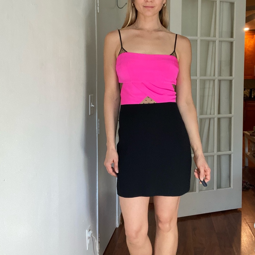 Designer mini dress from Intermix
